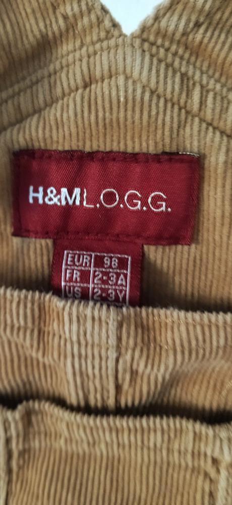 Menčestrové šatky h&m, h&m,98