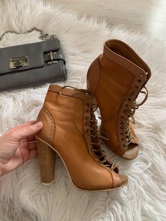Kožené topánky asos, 38