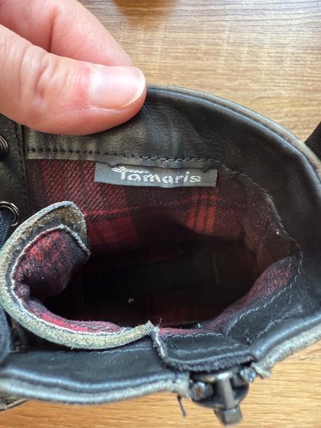 Koženné čižmy, tamaris,37