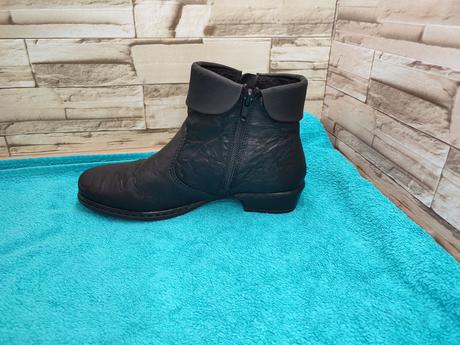 Rieker 38 - dámske kožené zateplené topánky, rieker,38