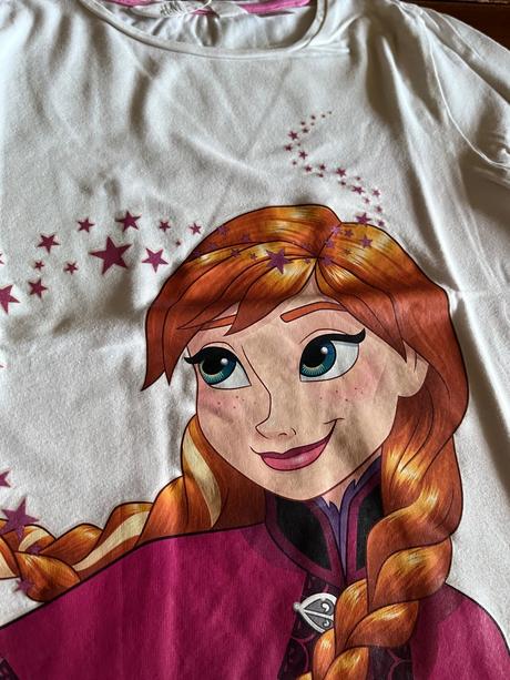 Tričko anna ľadové kráľovstvo 134/140, h&m,134