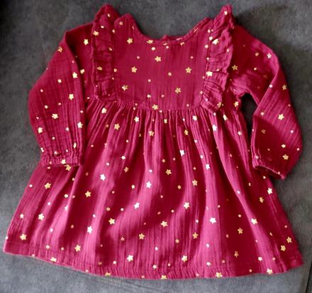 Vianočné šaty s hviezdami, 80