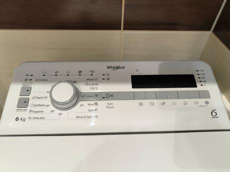 Práčka whirlpool zhora plnená, whirlpool