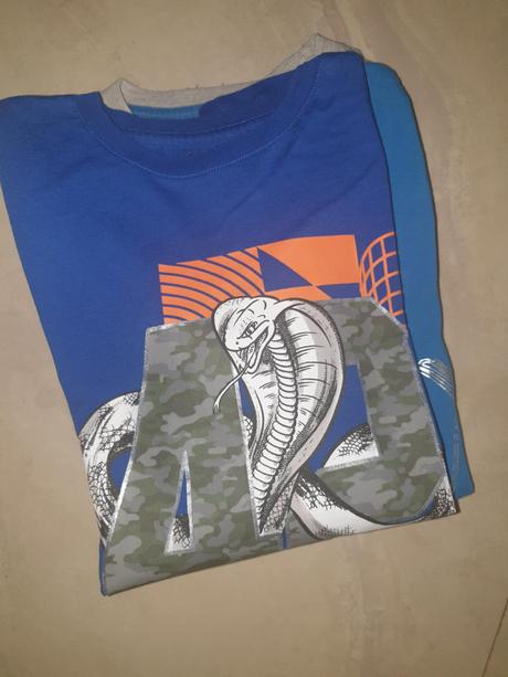 4 ks tričiek, zn. f&f , hm, f&f,140