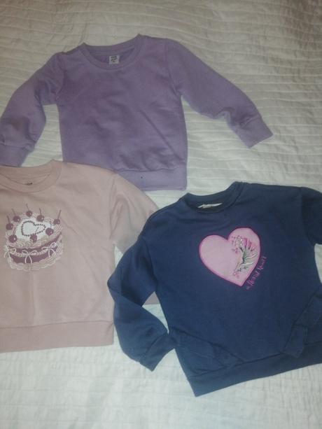 3 mikiny, primark,98