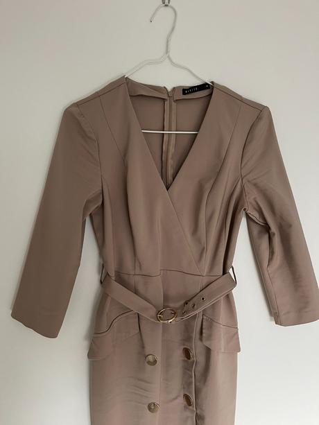 Mohito elegantné formálne midi šaty s opaskom jarn, mohito,s