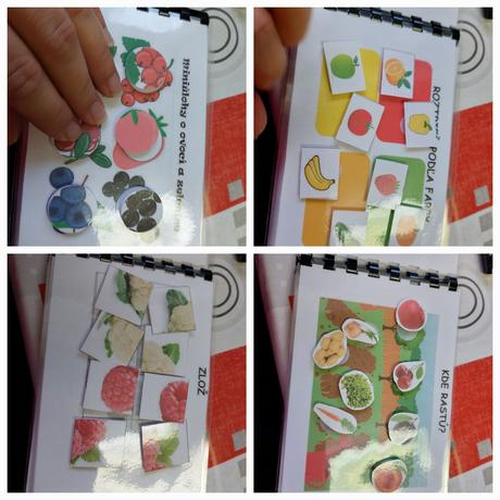 Mini activity book ovocie a zelenina, 