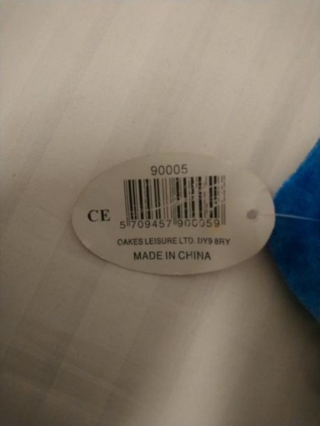 Plyšová modro biela ryba, oakes leisure, 28 cm, 