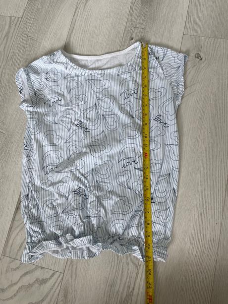 Top so srdiečkami, xs