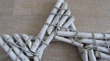 Vianočná dekorácia - hviezda z dreva, 