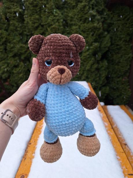 Háčkovaný macko spinkáčik, 