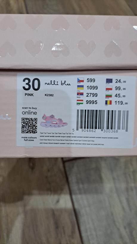 Blikajúce sandale, nelli blu,30