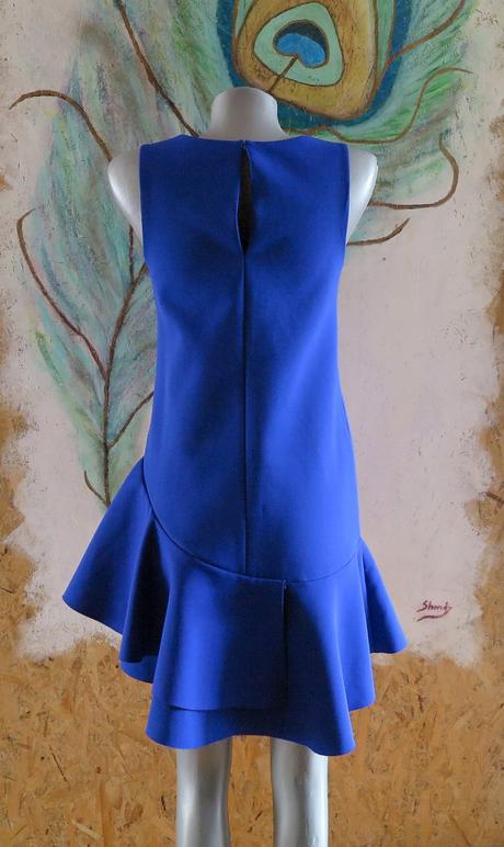 Dámske exkluzívne asymetrické elegantné šaty, h&m,xs