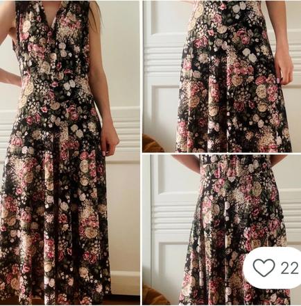 Kvetin8ve maxi saty dlhe, xl