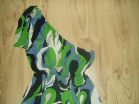 Zara šaty na jedno rameno s, zara,s