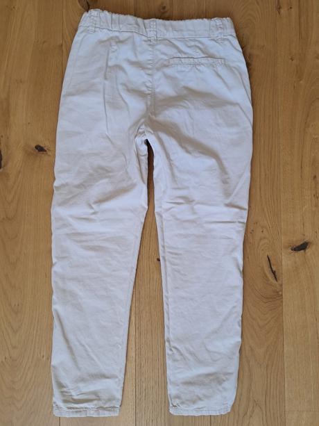 Bavlnené letné slim fit nohavice h&m, h&m,134