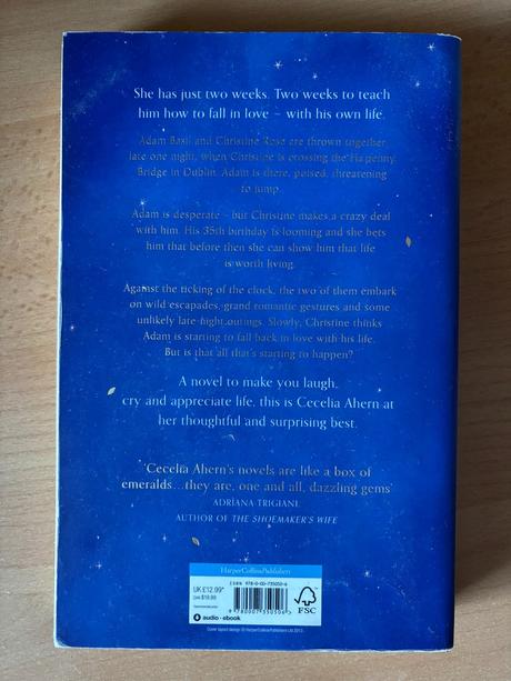 Kniha how to fall in love (cecelia ahern), 
