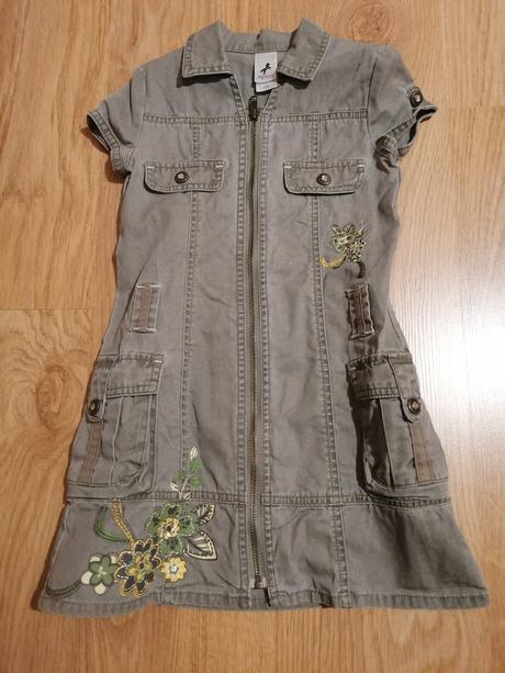 Riflove šaty, palomino,116