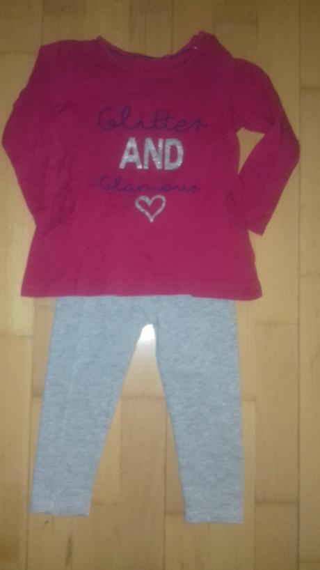 H&m  basic 92 hrubsie pevne leginy povodne 9.99e, h&m,92