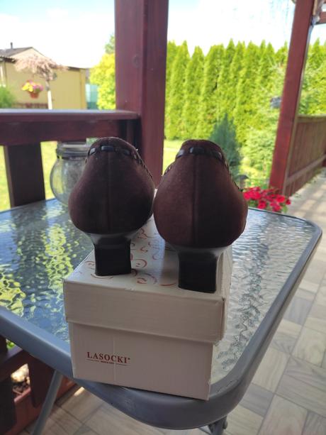 Lodičky tmavohnedé, ecco,38