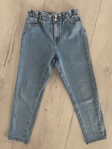 Rifle na gumicku s vysokym pasom, primark,140