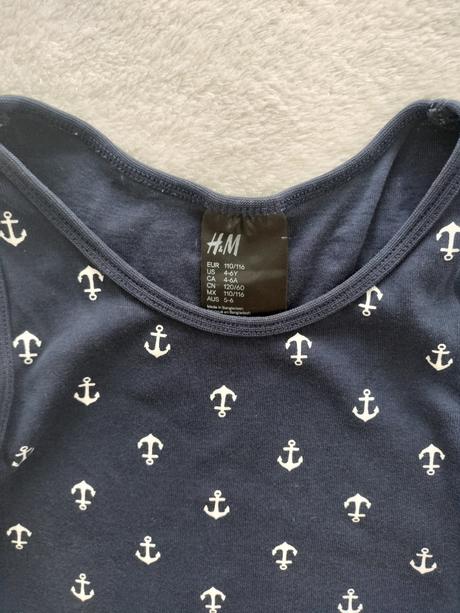 Šortky a tielko, h&m,110