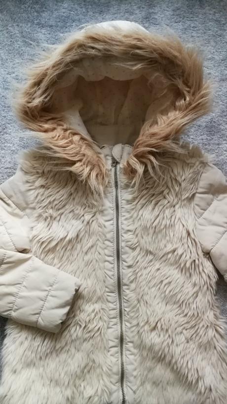 Bunda s kožušinou 5-6 r/116, next,116