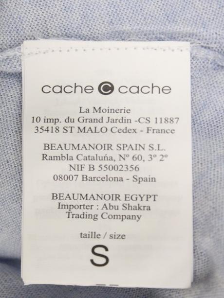 -s ozdobnými lakťami pulóver cache cache veľ. s, s