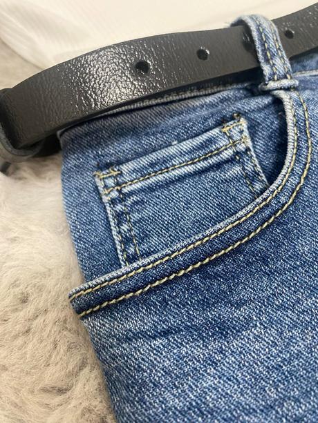 Úzasne pohodlné makkulinke rozsírene rifle top sta, xs