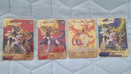 Kovová karta pokemon, 