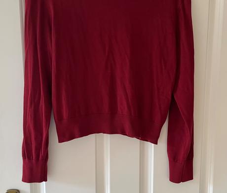 Bordový sveter/pulover, h&m, xs/34, h&m,xs