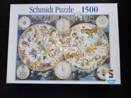 Puzzle-astrologická mapa, 