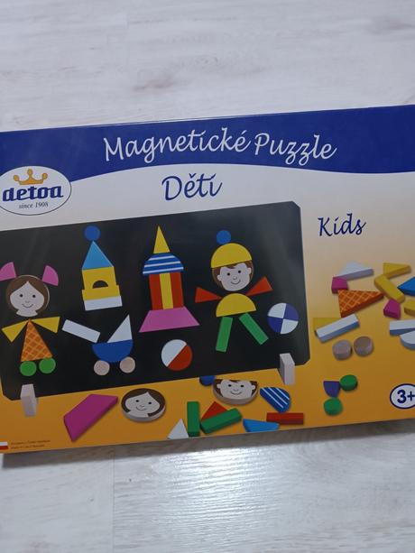 Magnetické puzzle pre deti, 