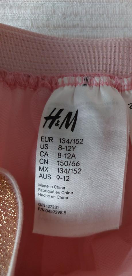 Tylová sukňa, h&m,134