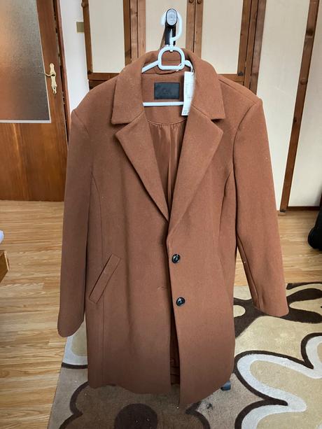 Hnedý kabát, c&a,xxl
