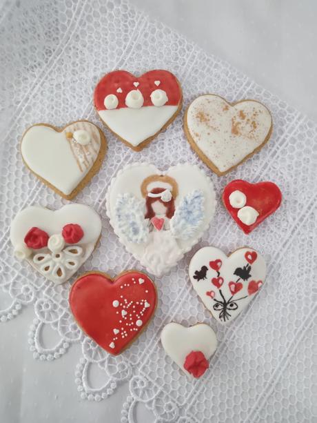 Medovníky  na valentína svadby, 