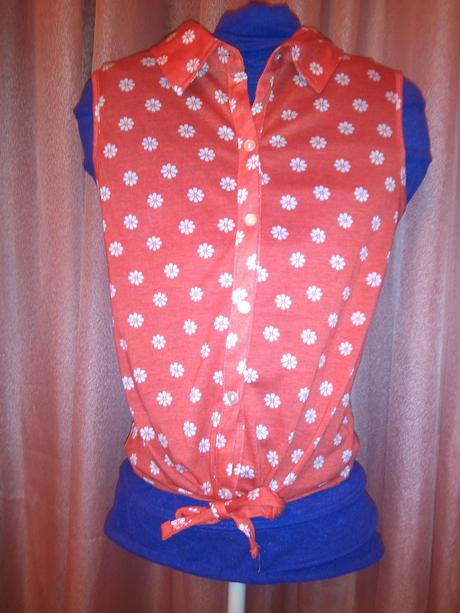 Blúzka potlač kvietkov, atmosphere,s