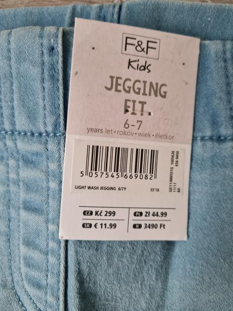 Detske rifle jegging fit 6-7 rokov, f&f,122