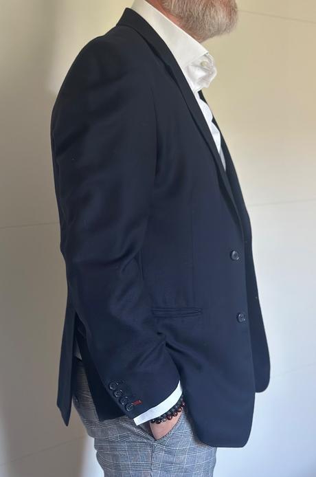 Pánske vlnené sako otto berg fashion veľkosť 56, otto,xxl
