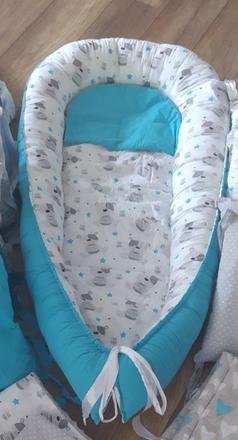 Krásne hniezdo do postieľky pre šťastné bábätko, 