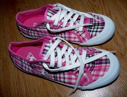 Kockované tenisky, le coq sportif,38