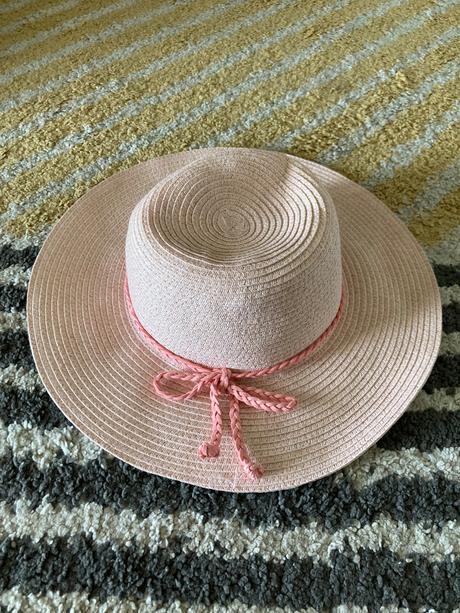 Trblietavý slamený klobúk 122/128, h&m,122