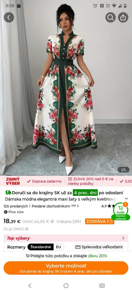 Šaty xl, xl