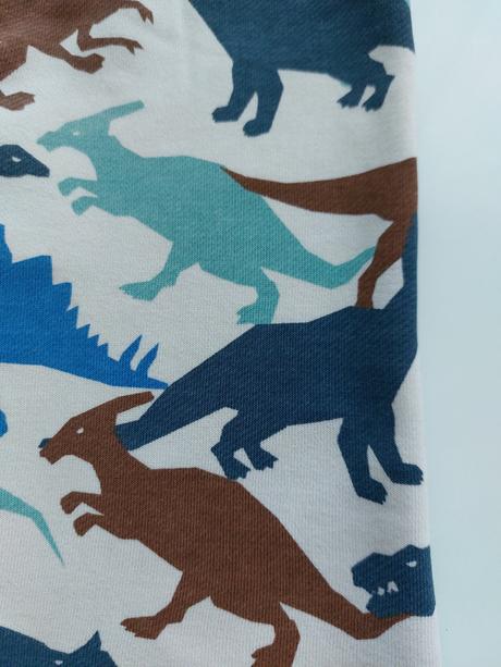 Tepláčky s dino kamuflážou, zachovalé, h&m,116