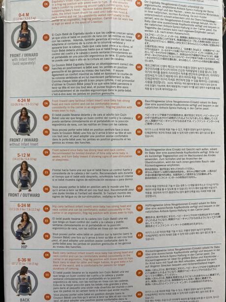 Ergobaby nosič 4 pozície 360, ergo baby