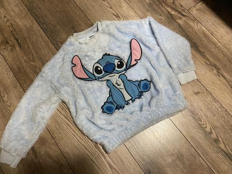 Chlpatá mikina/svetrík stitch, disney,134