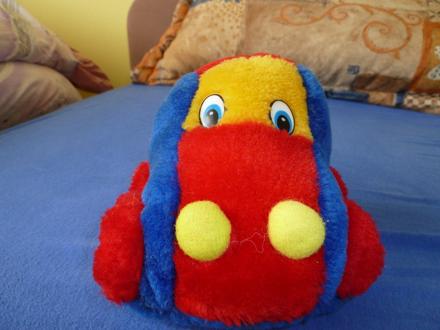 Hrkálka plyšové autíčko, 