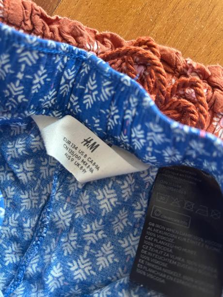 Letné nohavice, h&m,134