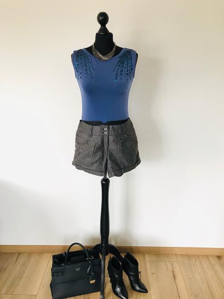 Kraťasy sivo-strieborné, cherokee,xs