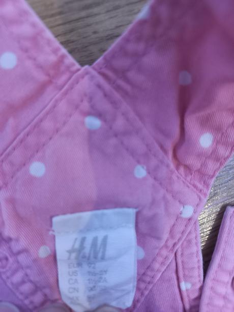 Nohavice na traky, h&m,92